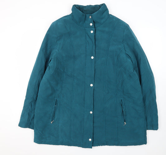 EWM Women's Green Mid-Length Jacket Size 20