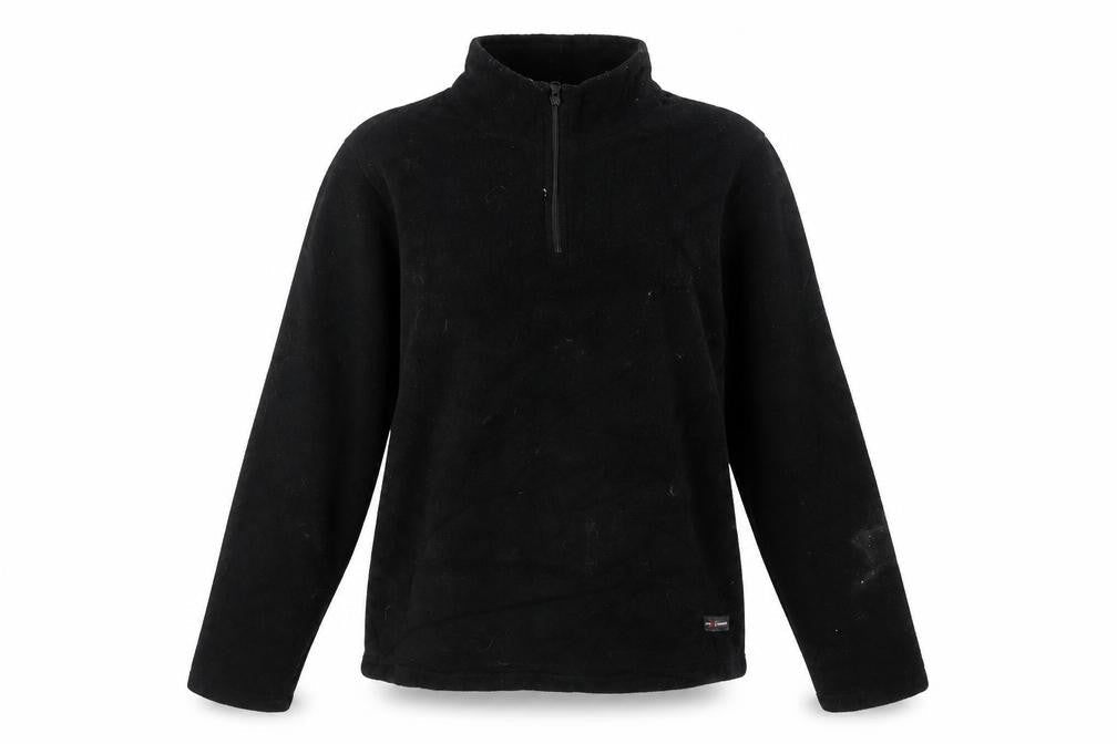 Ice Cross Women's Black Size 14 Half Zip Sweatshirt