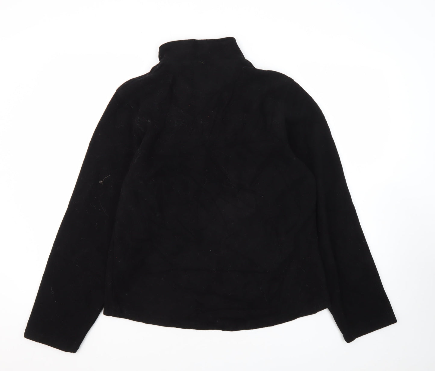 Ice Cross Women's Black Size 14 Half Zip Sweatshirt