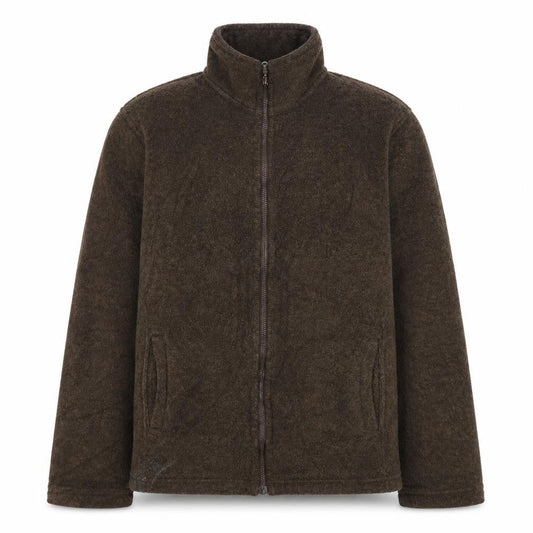 Thomas Nash Men's Brown Fleece Jacket Size S