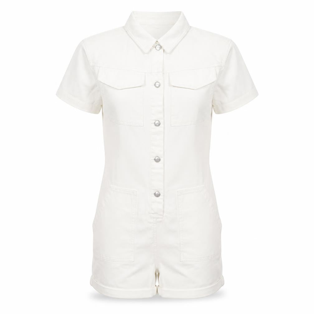 Marks & Spencer Girls Ivory Playsuit 14-15 Years