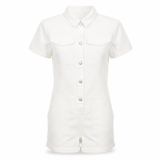 Marks & Spencer Girls Ivory Playsuit 14-15 Years
