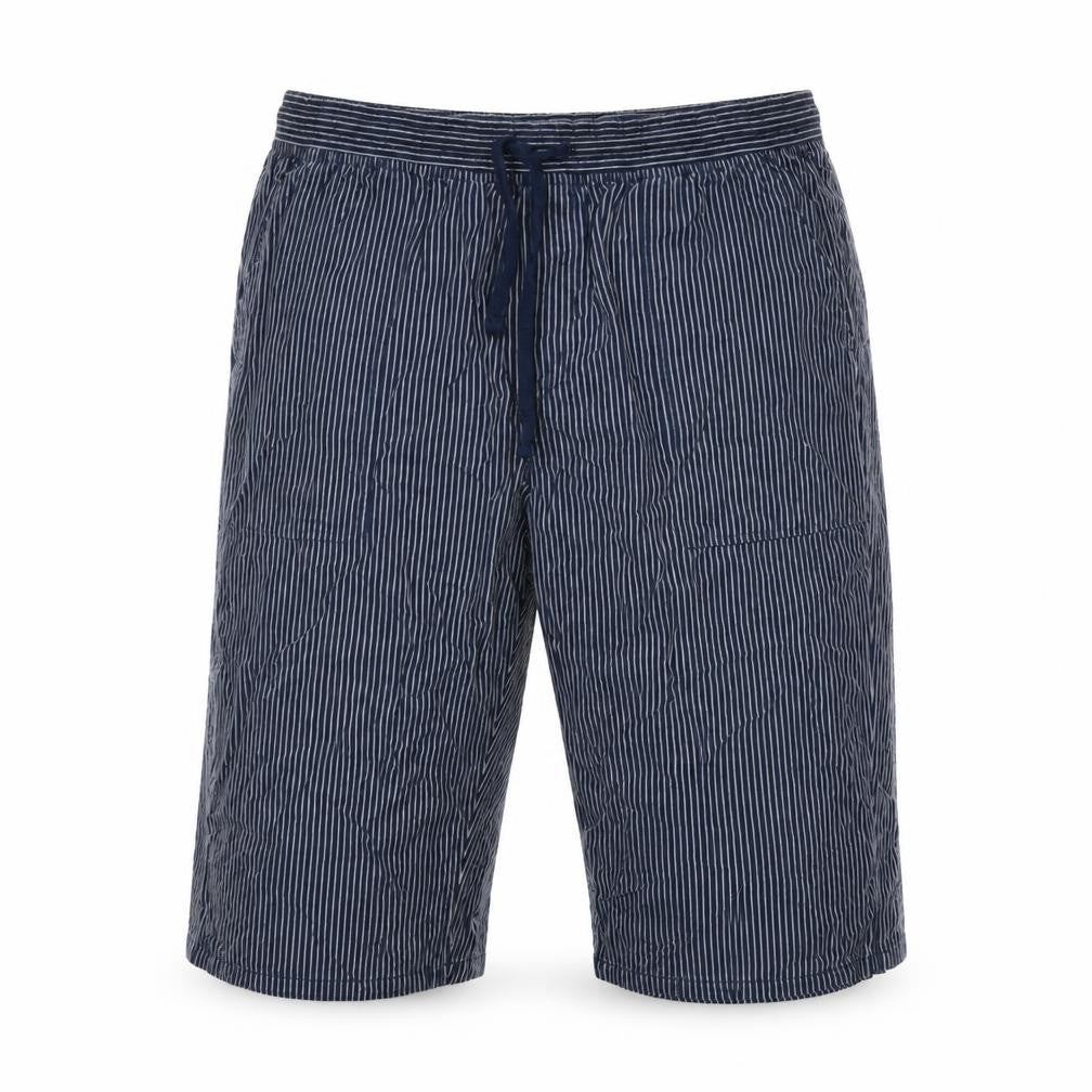 Cotton Traders Men's Blue Striped Shorts Medium