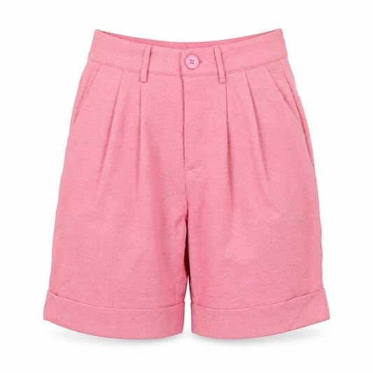 Cider Women’s Pink Chino Shorts - Size S, Spring Style