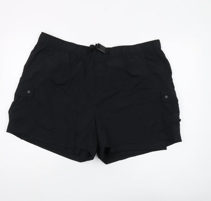 Marks & Spencer Womens Black Athletic Shorts