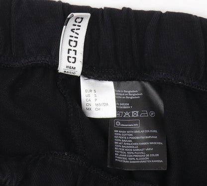 Divided Women's Black Cotton Trousers S Casual