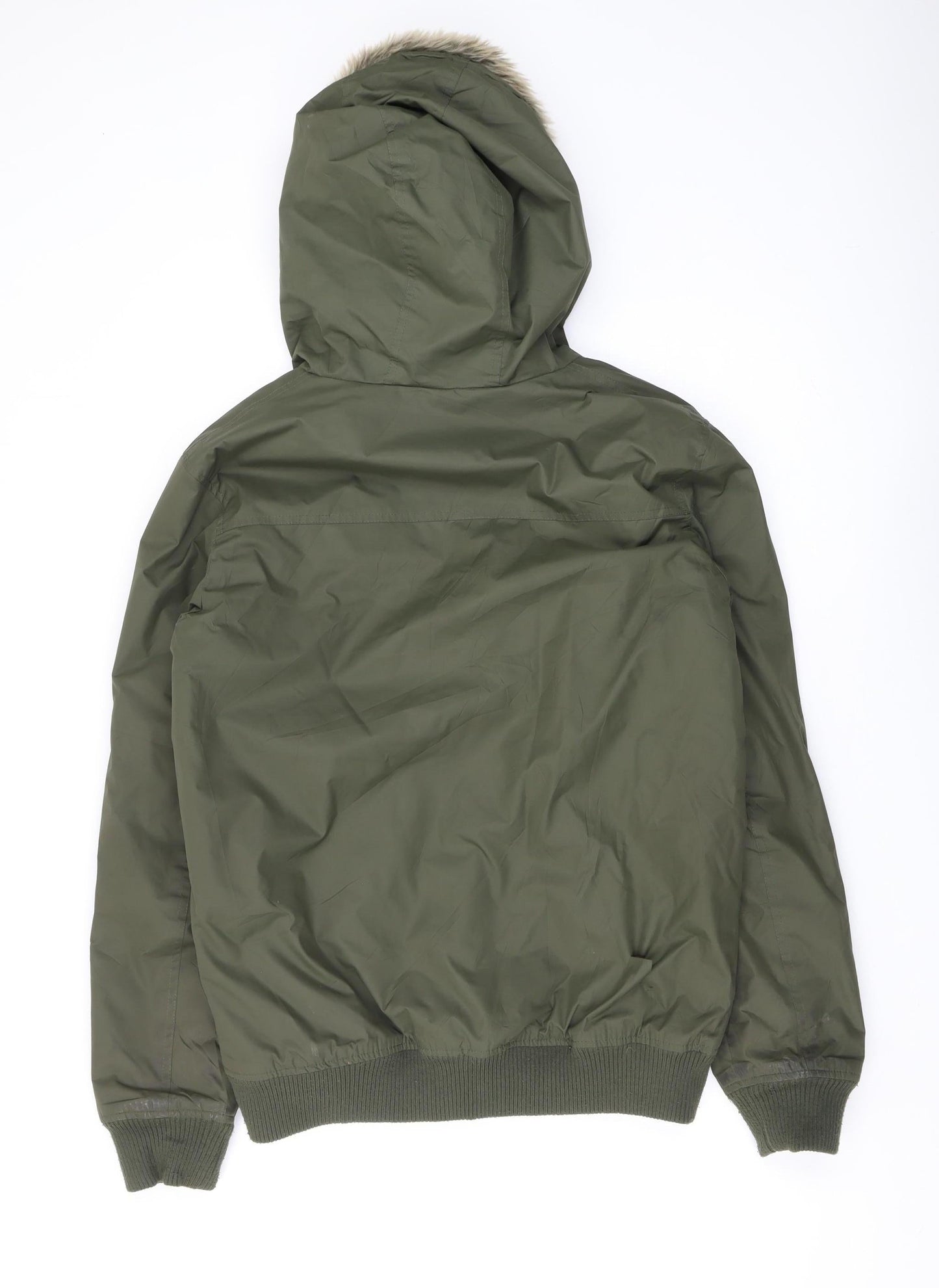 Industrialize Men's Green Parka Jacket S Casual