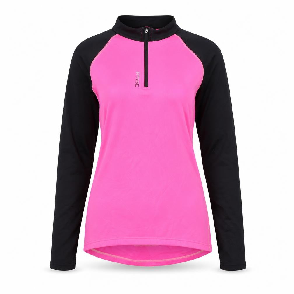 RIDGE Women's Pink Cycling Jersey, Size 10, Athletic Fit
