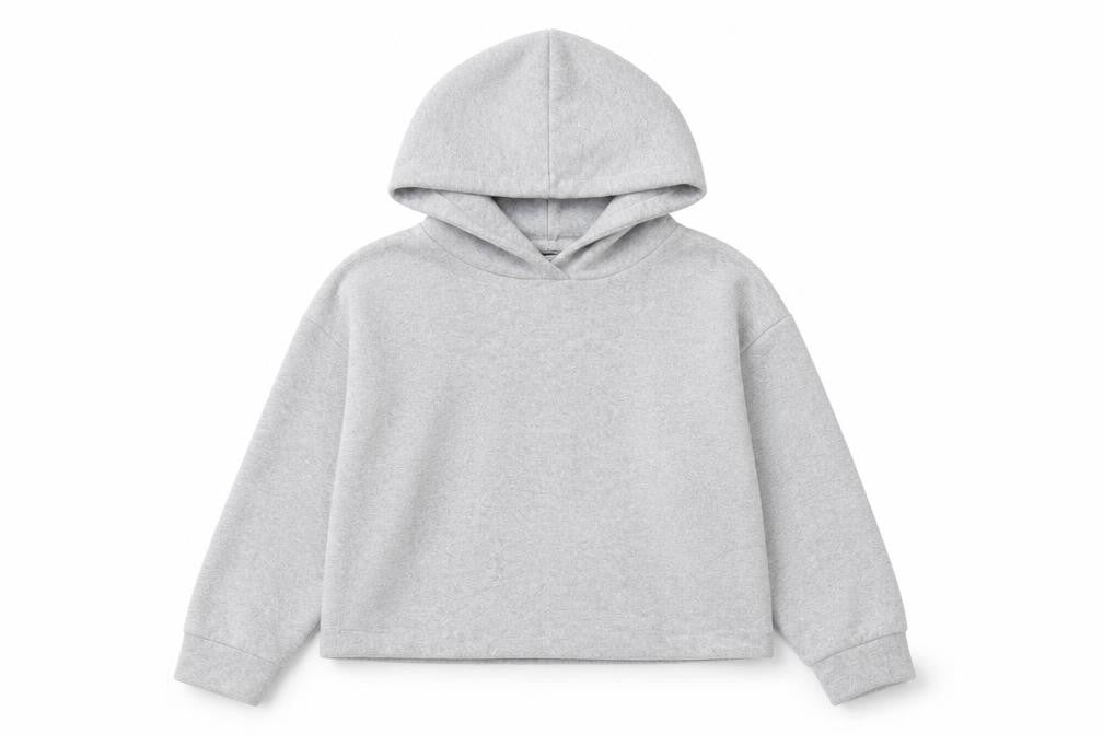 Zara Women's Grey Pullover Hoodie, L, Casual Comfort