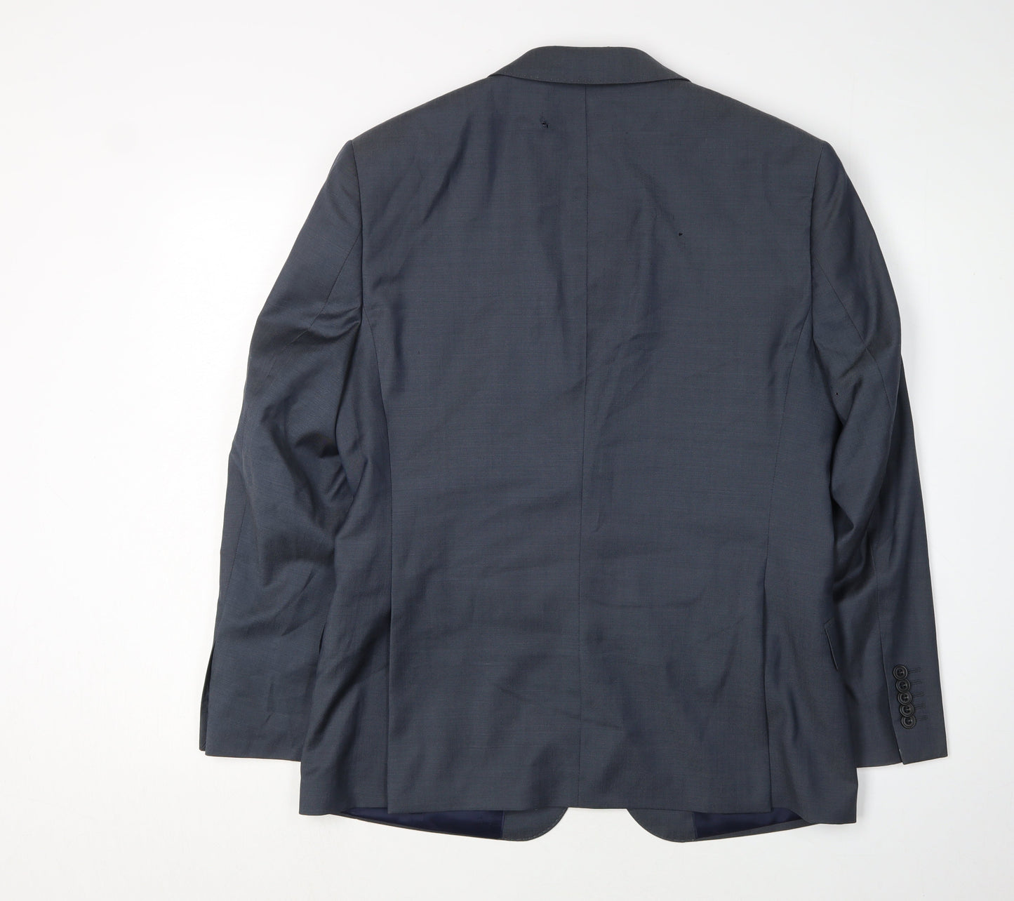 Paul Costelloe Men's Blue Blazer, 38, Single-Breasted
