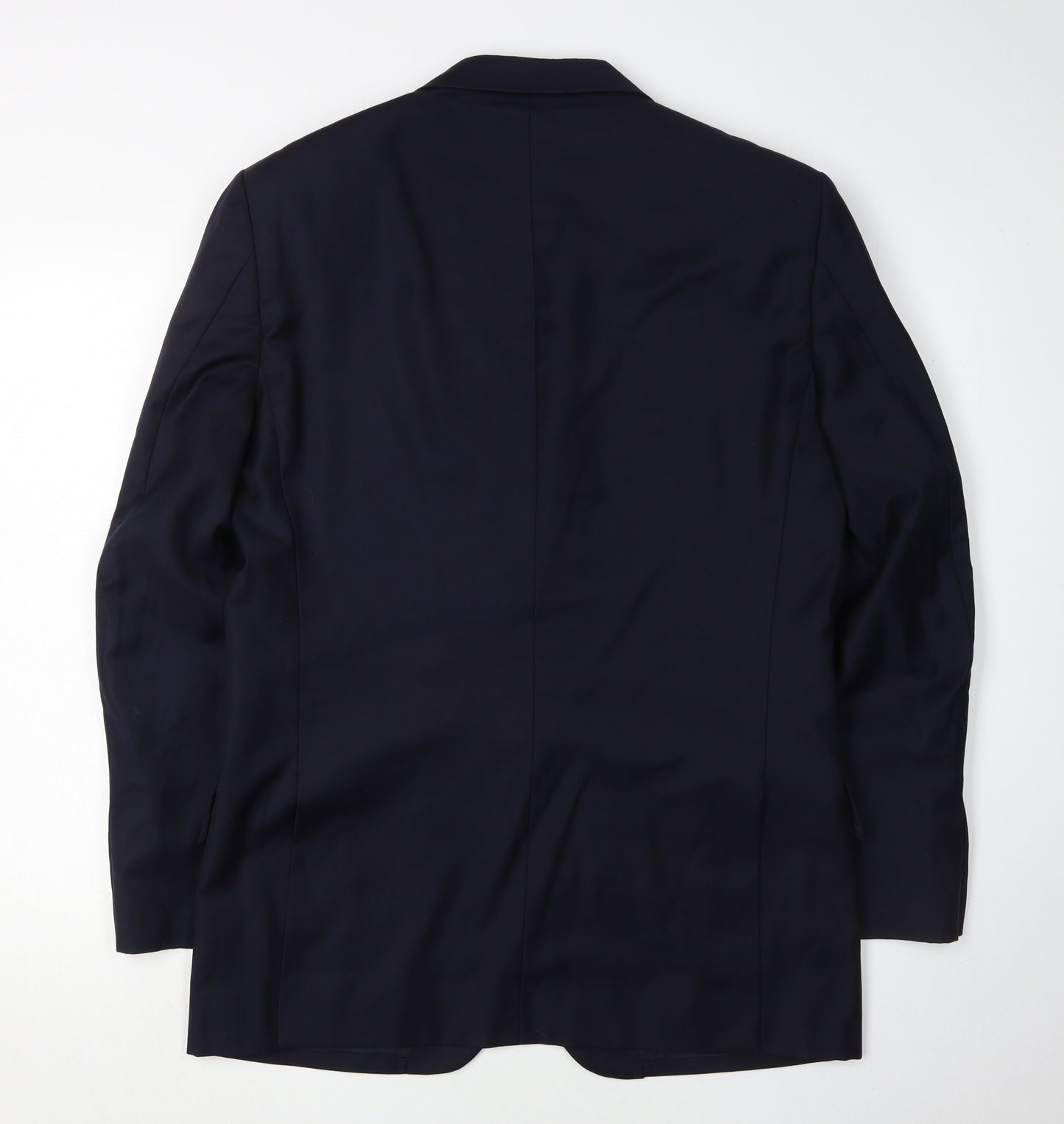 T.M. Lewin Men's Blue Wool Blazer, Size 40R, Formal