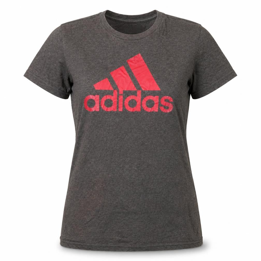 Adidas Women's Grey T-Shirt S - Comfortable Gym Top