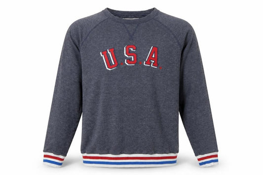 Hollister Men's Grey Pullover Sweatshirt M USA Logo