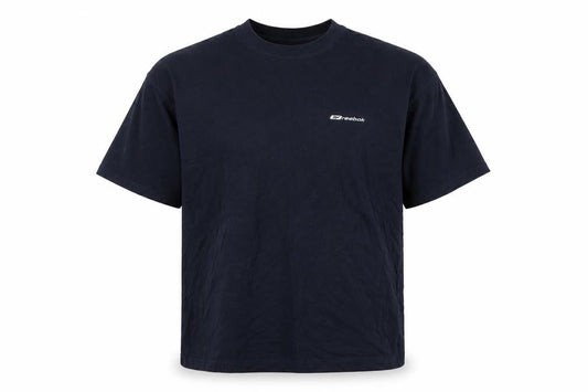 Reebok Men's Blue Cotton Crew Neck Logo T-Shirt XLT