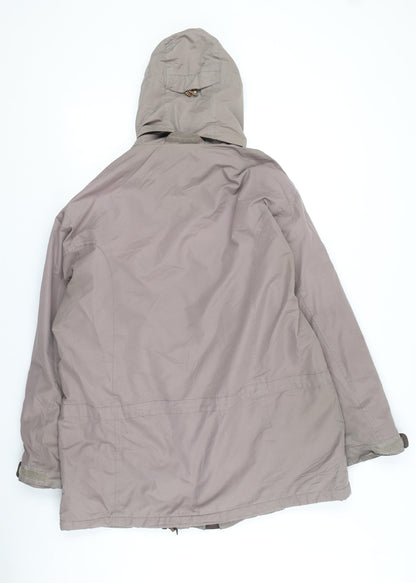 Arctic Storm Womens Beige Parka Jacket Size 18