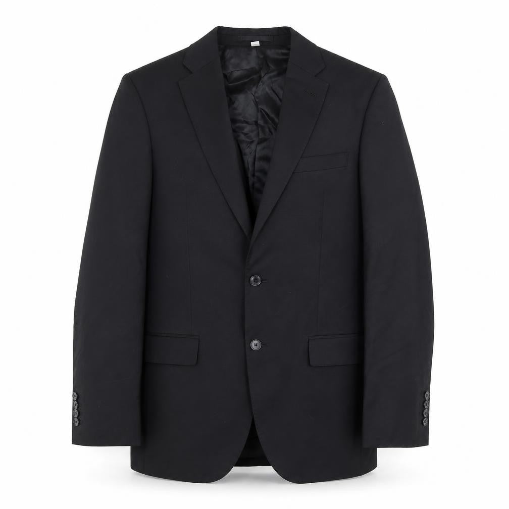 Marks & Spencer Men's Black Wool Blazer, 38L Fit
