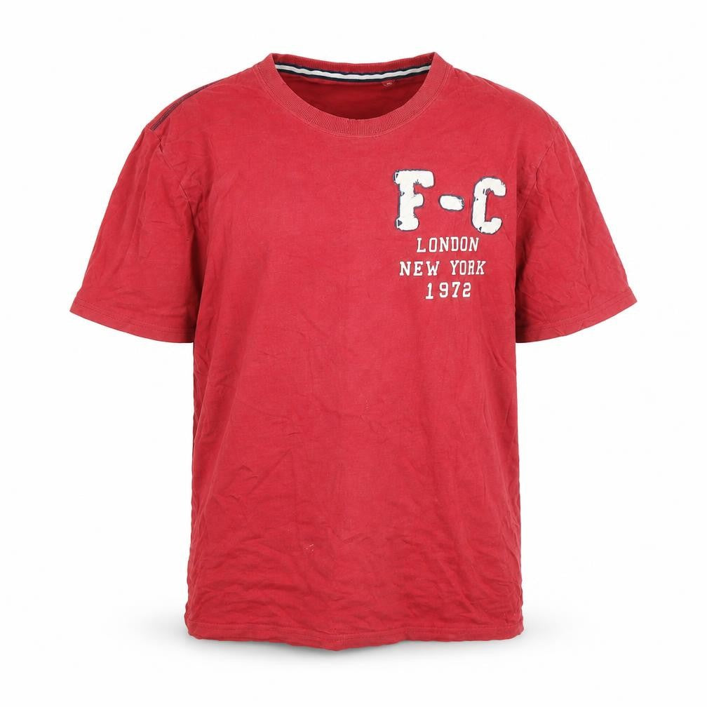 FC Seventy-Two Men's Red Crew Neck T-Shirt M