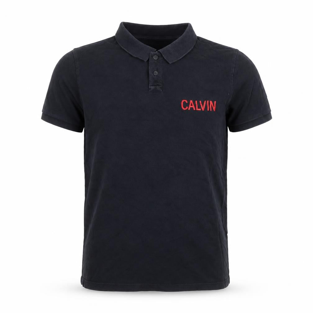 Calvin Klein Men's Black Polo Shirt L
