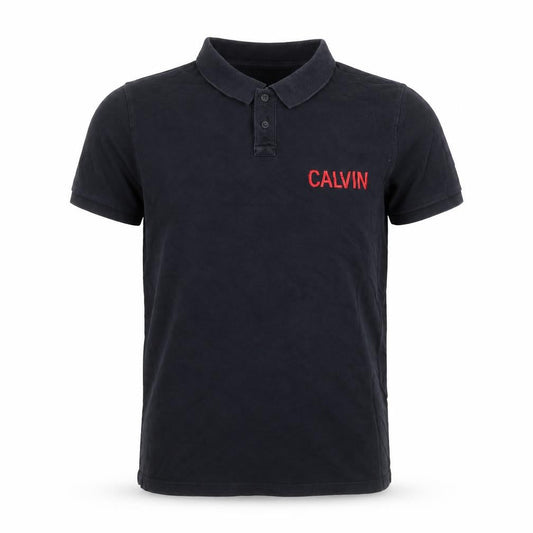 Calvin Klein Men's Black Polo Shirt L