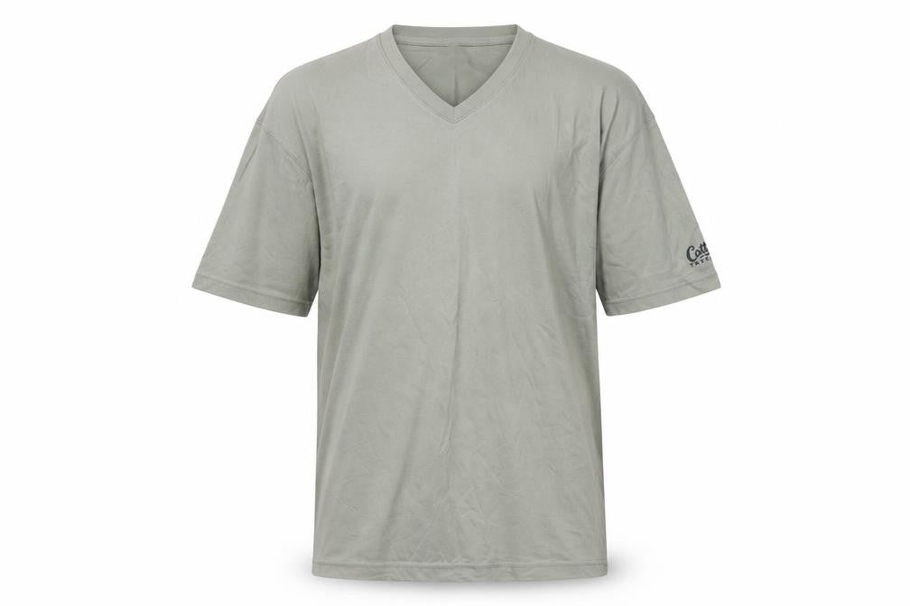 Cotton Traders Men's Green V-Neck T-Shirt M