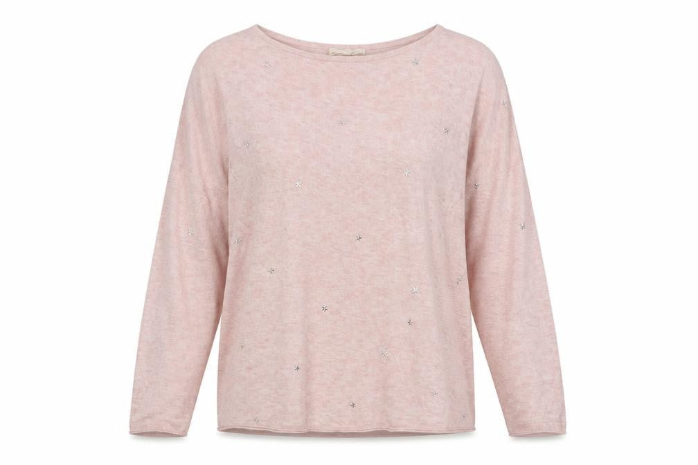 Phase Eight Women's Pink Pullover Jumper, S, Studded, Casual