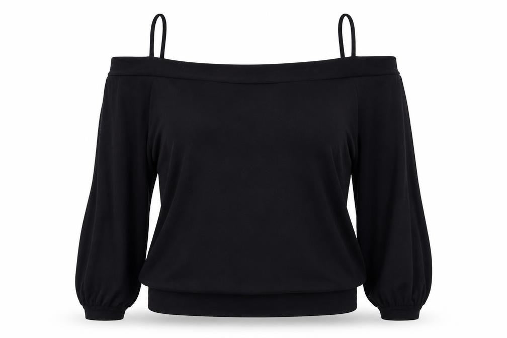 Hush Women's Black Off-Shoulder Blouse XL Casual