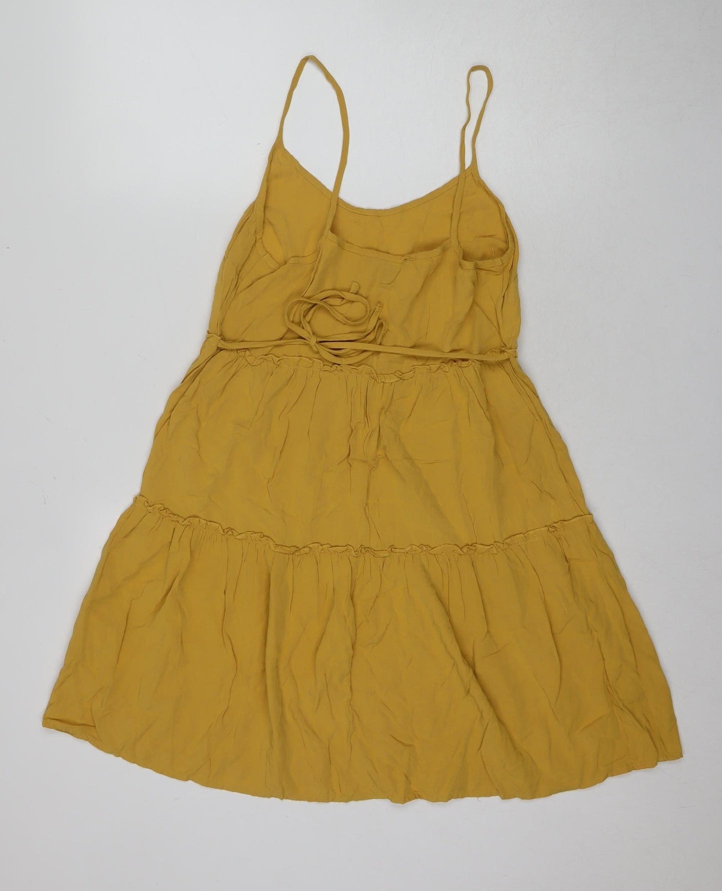 New Look Women's Yellow Slip Dress Size 6