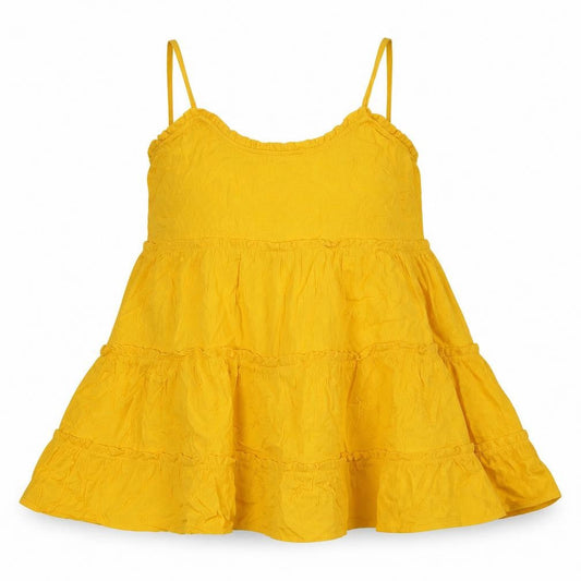 ASOS Women's Yellow Petites Trapeze Dress