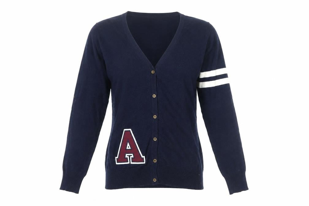 AJC Women's Blue Cardigan Size 14-16 V-Neck