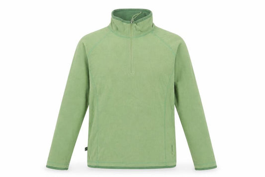 Mountain Life Women's Green 1/4 Zip Fleece Sweatshirt Size 12