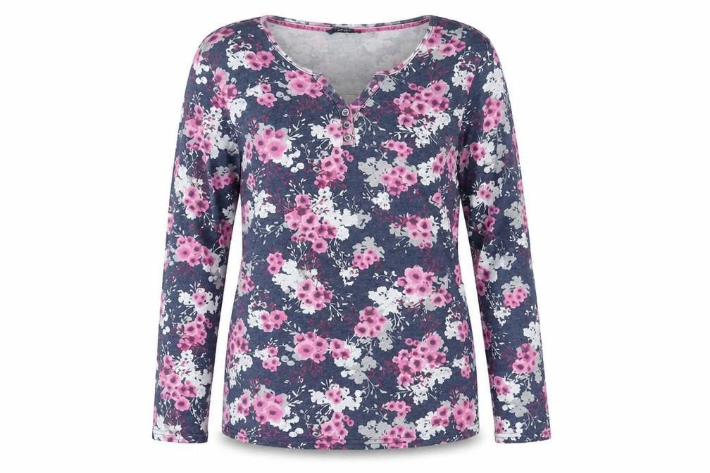 Isle Essentials Women's Floral M T-Shirt Multicoloured
