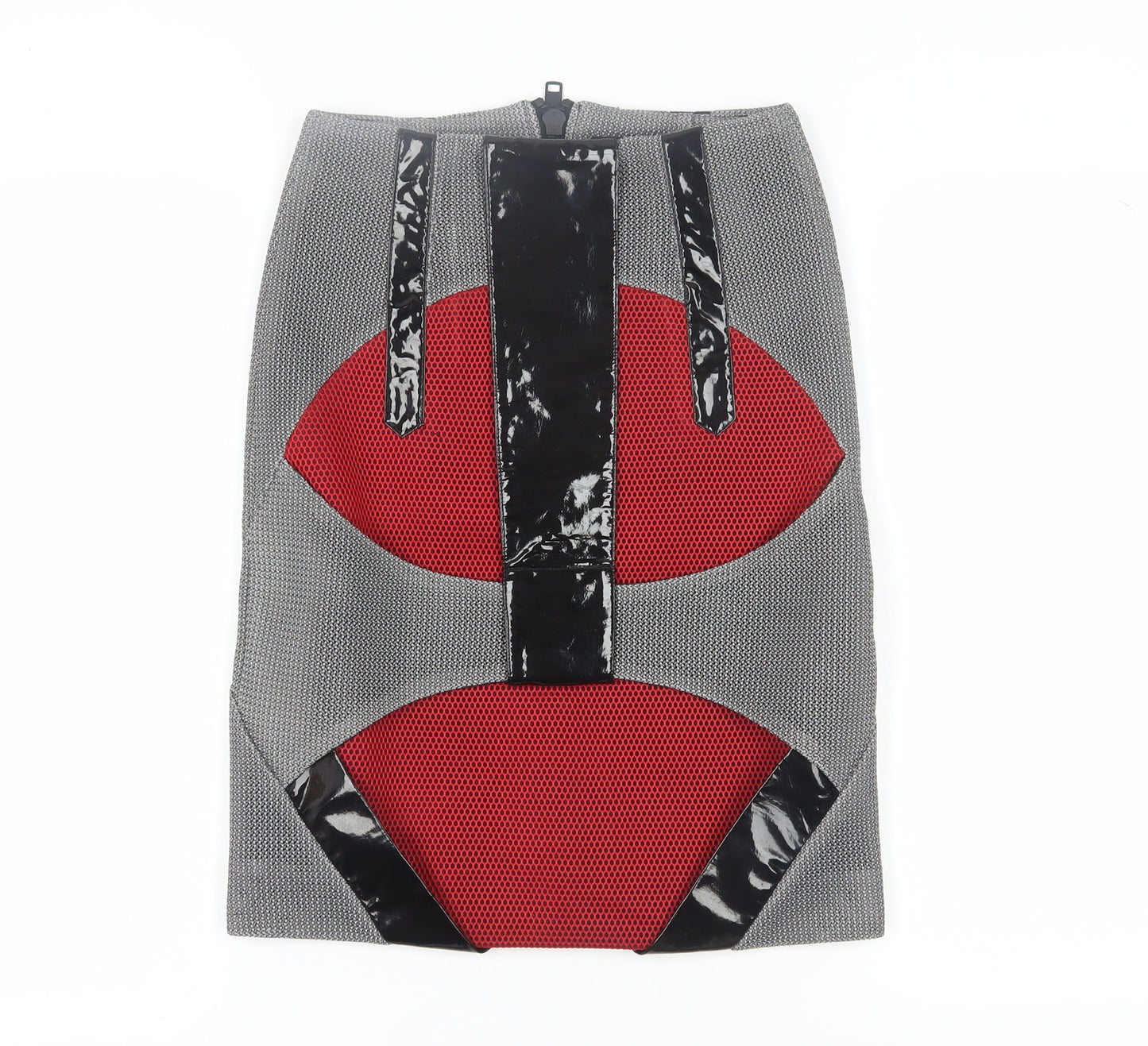 KIX KIX Stylish Women's Grey Pencil Skirt, Size S