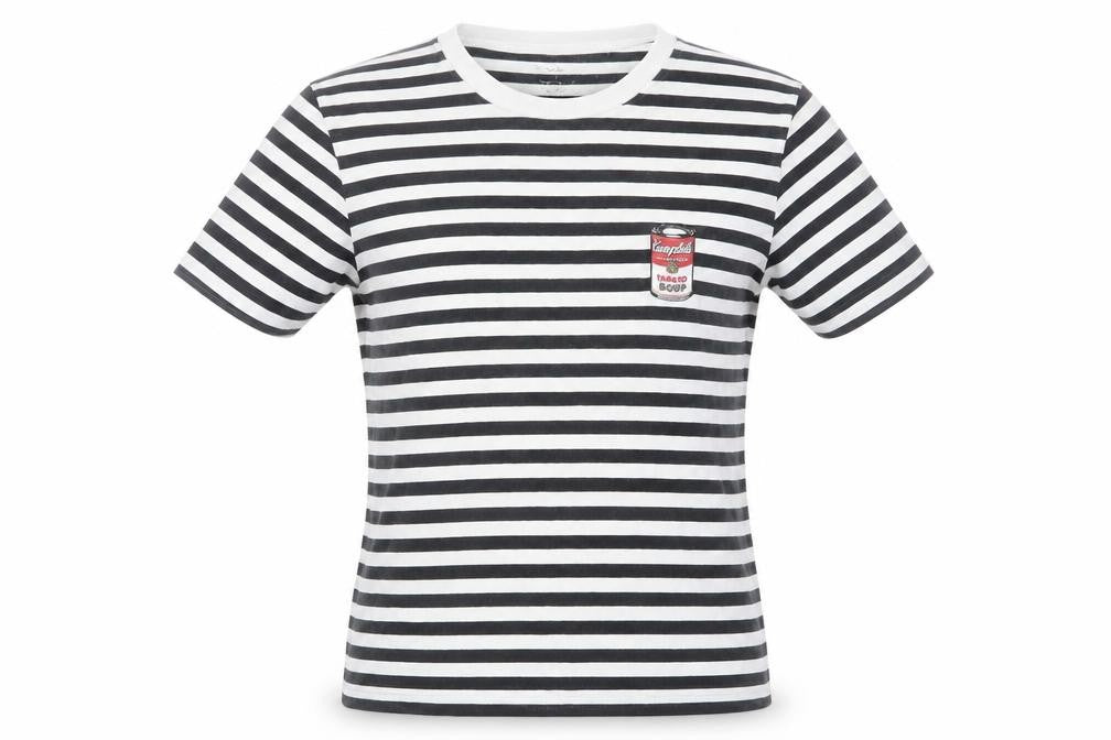 SPZ NY Unisex Black Striped Ringer T-Shirt S