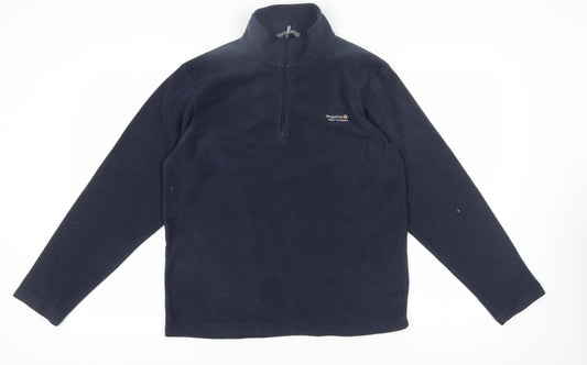 Regatta Men's Blue Fleece 1/4 Zip Sweatshirt L