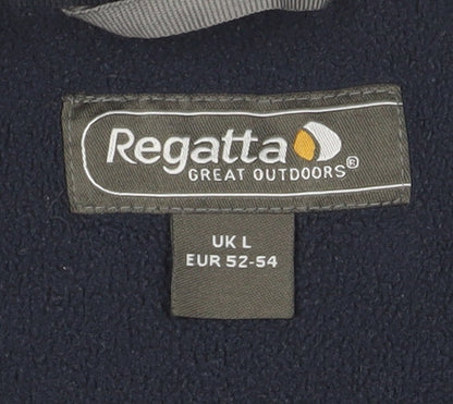 Regatta Men's Blue Fleece 1/4 Zip Sweatshirt L