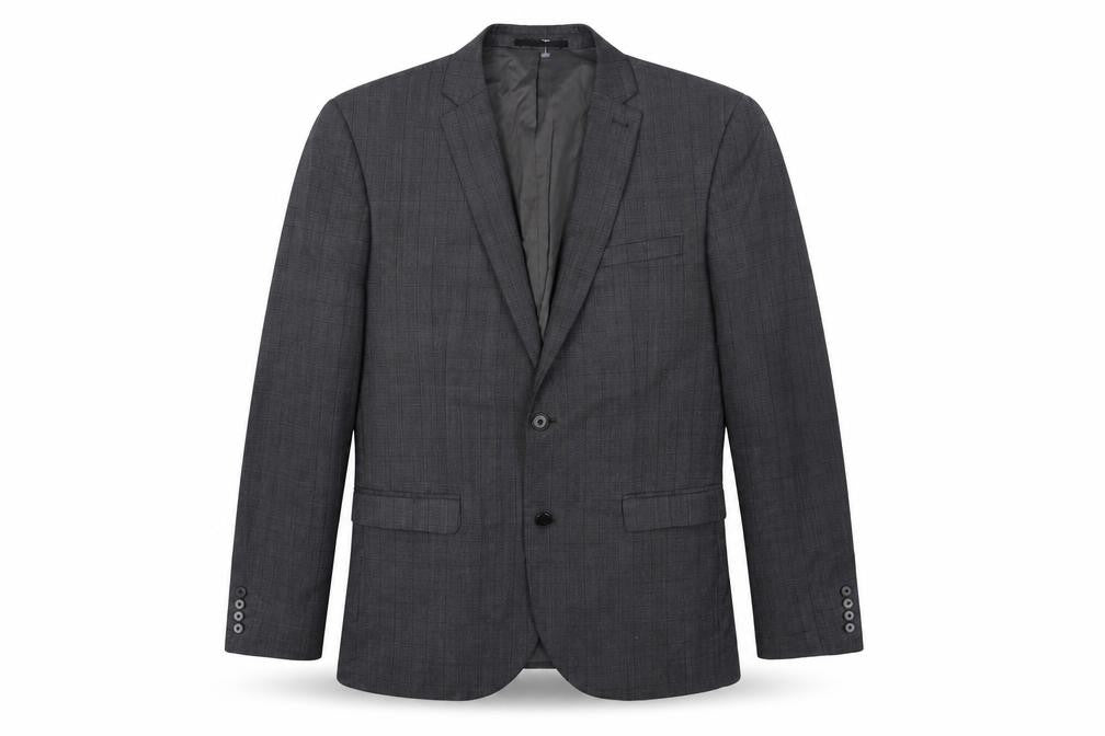 Next Men's Grey Slim Fit Blazer - 42L