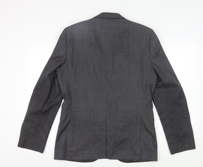 Next Men's Grey Slim Fit Blazer - 42L