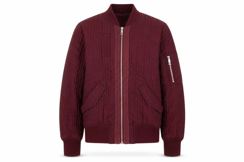Whistles Men's Red Bomber Jacket S - Polyester Quilted