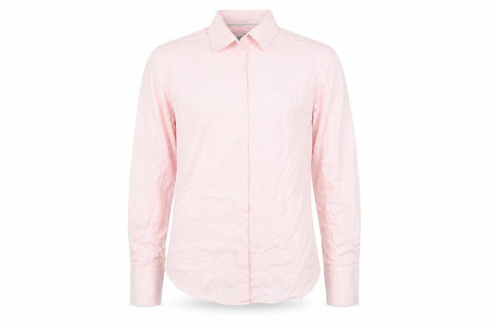 Hawes & Curtis Men's Pink Cotton Button-Up Shirt