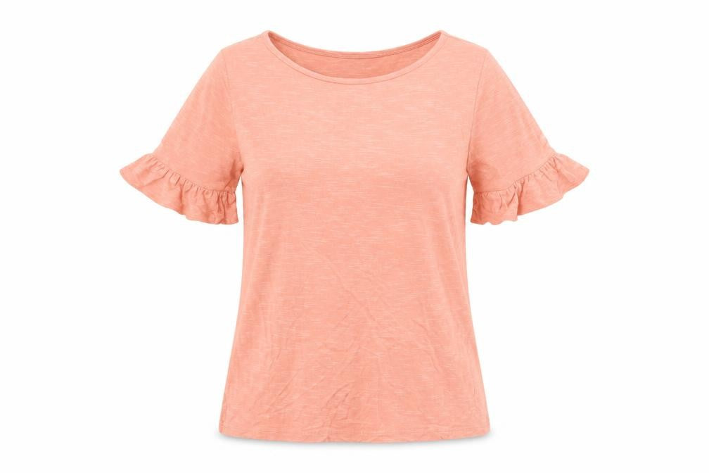 LOFT Women's Orange M Basic T-Shirt
