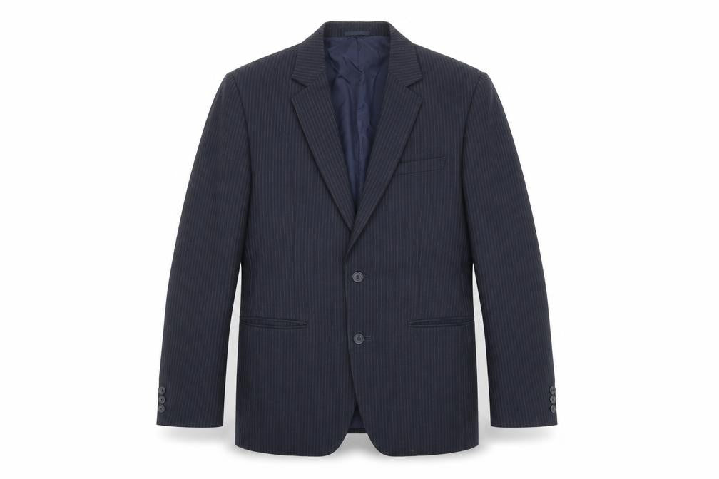 Foster Menswear Navy Pinstripe Blazer Size 38R