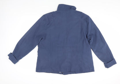 Finesse Women's Blue Relaxed Fit Basic Jacket 22