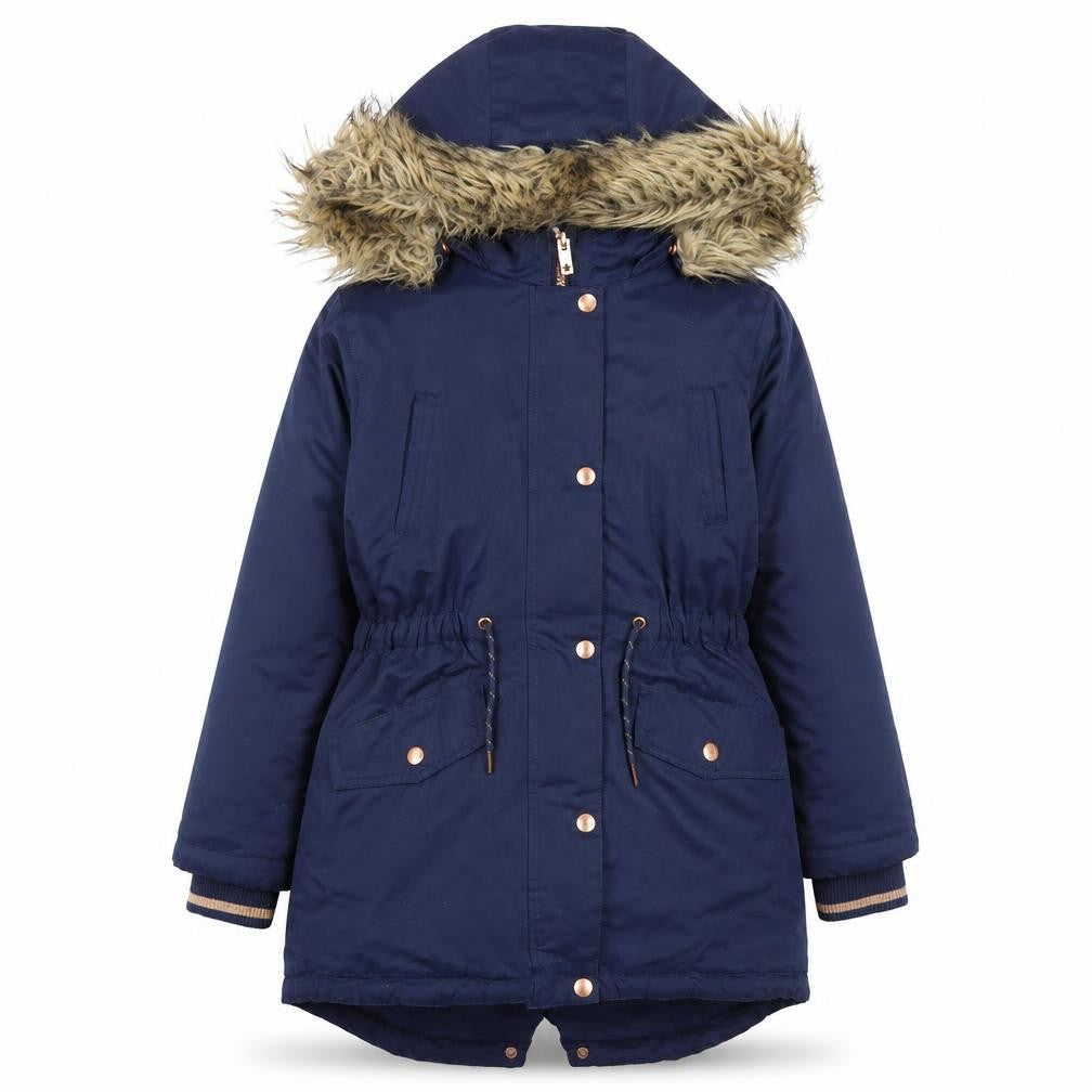 John Lewis Girls Blue Parka Coat 10 Years