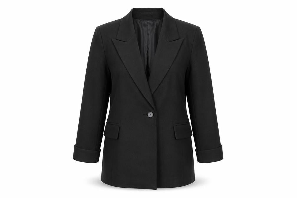 Michelle Keegan Women's Black Suit Jacket, Size 14, New