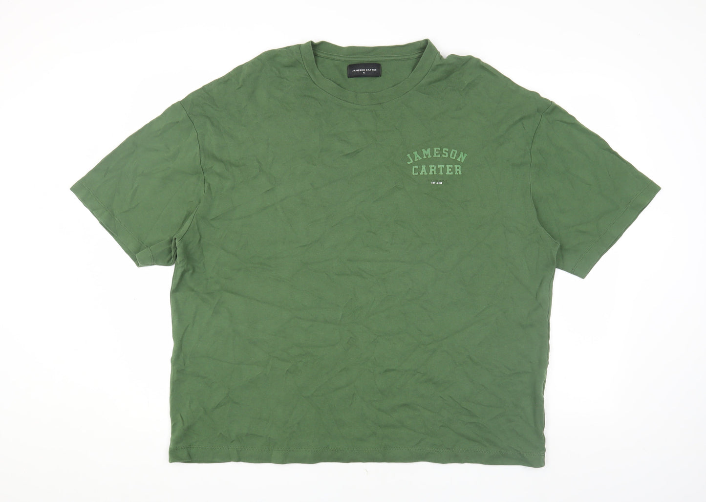 Jameson Carter Men's Green XL Crew Neck T-Shirt