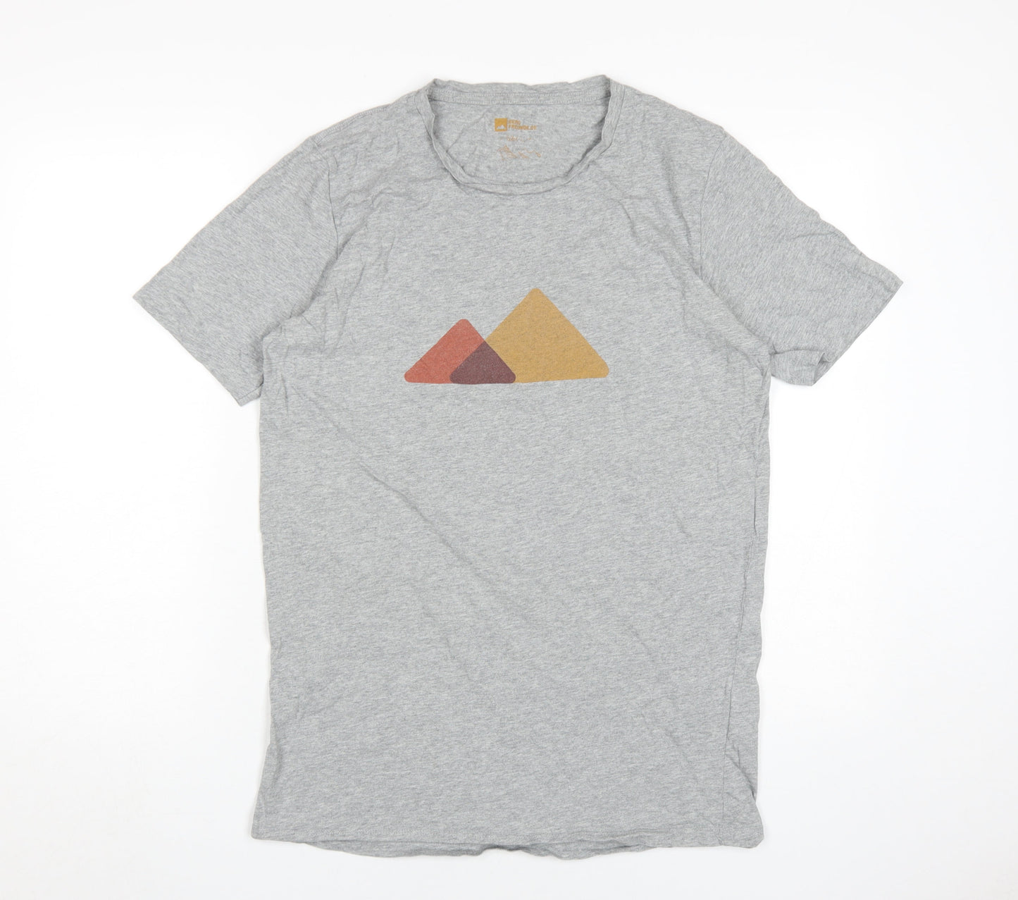 Berghaus Men's Grey Graphic Printed Cotton T-Shirt Size L