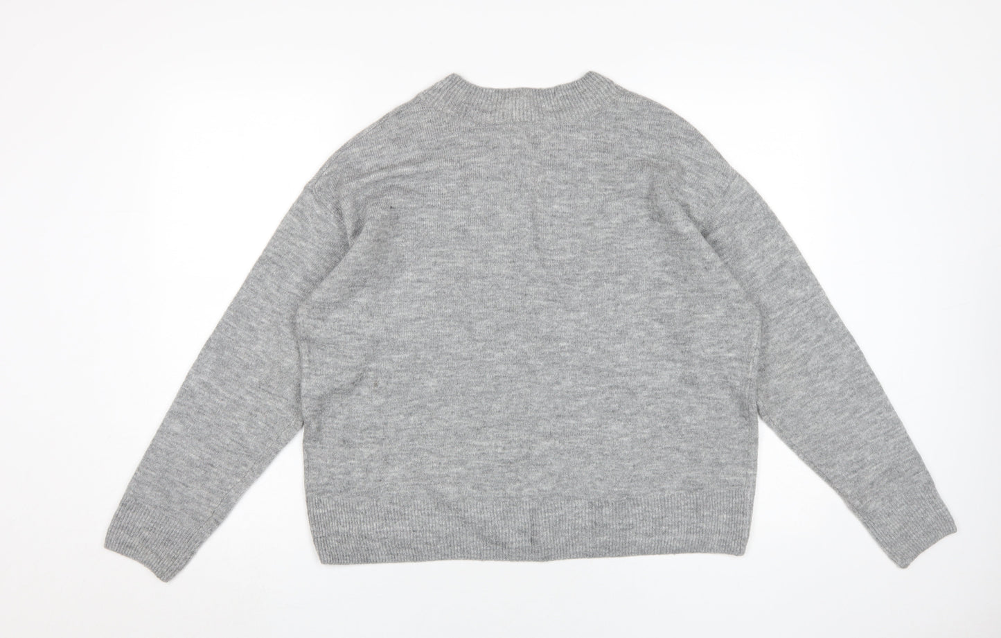 H&M Women's Grey Pullover Jumper, Size S