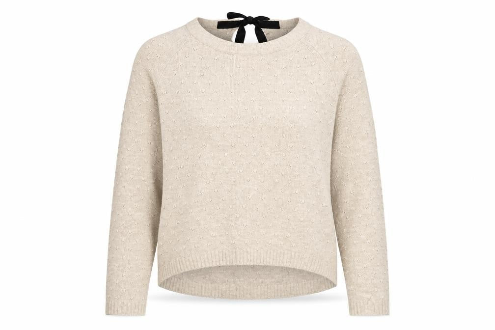 Dotti Women's Beige Pullover Jumper, Size M