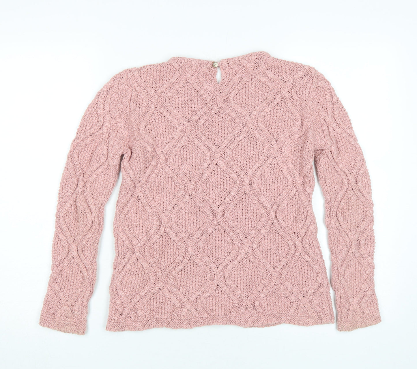 Zara Girls Pink Knit Pullover Jumper 11-12 Years