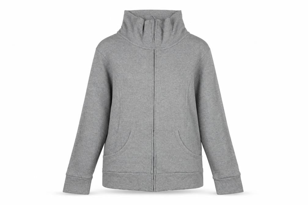 Marks & Spencer Women's Grey Full Zip Sweatshirt Size 16